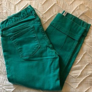 Banana Republic Teal Stretch Capris